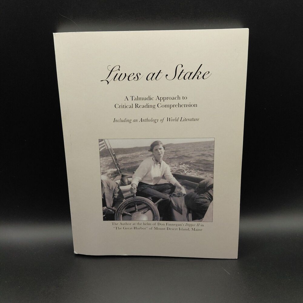 Lives at Stake A Talmudic Approach Anne Marie Vickers Paperback Inscribed
